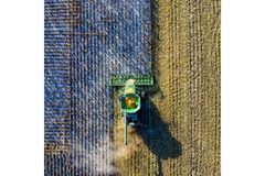 Image Tractor on a farm.